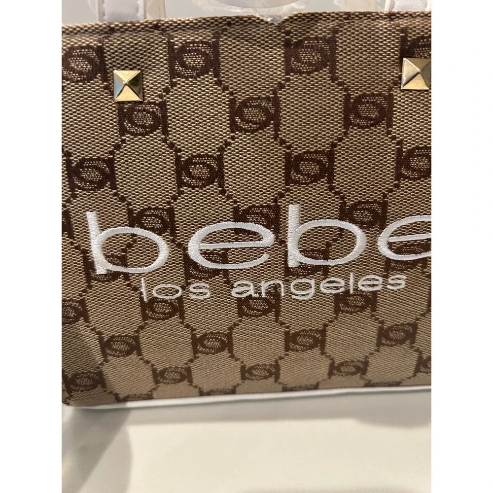 Bebe Talulla Mini Satchel crossbody white embroidery NWT